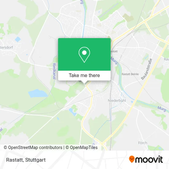 Rastatt map