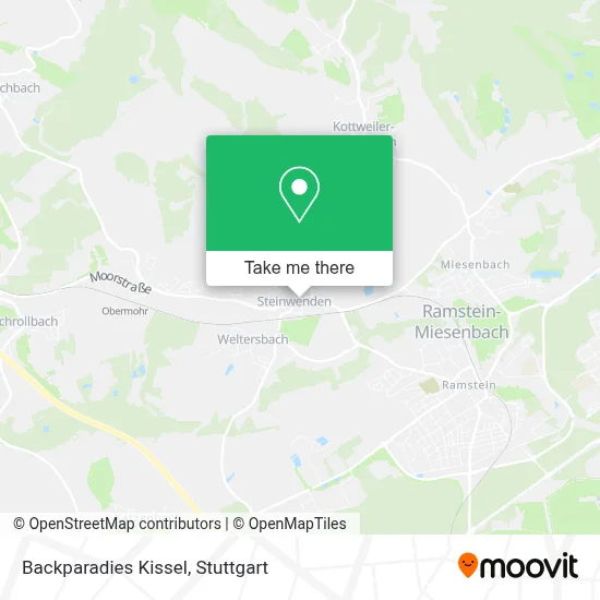 Backparadies Kissel map
