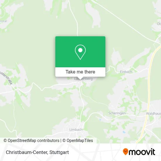 Christbaum-Center map