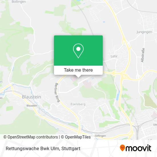 Rettungswache Bwk Ulm map
