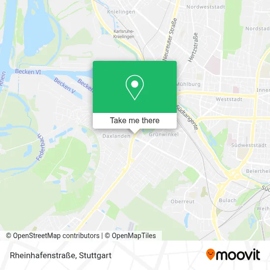 Rheinhafenstraße map