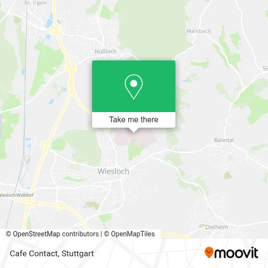 Cafe Contact map