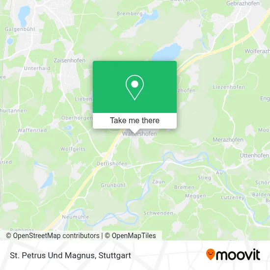 St. Petrus Und Magnus map