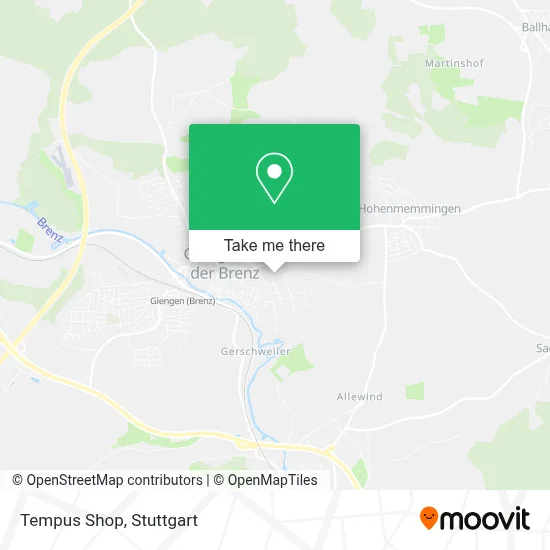 Tempus Shop map