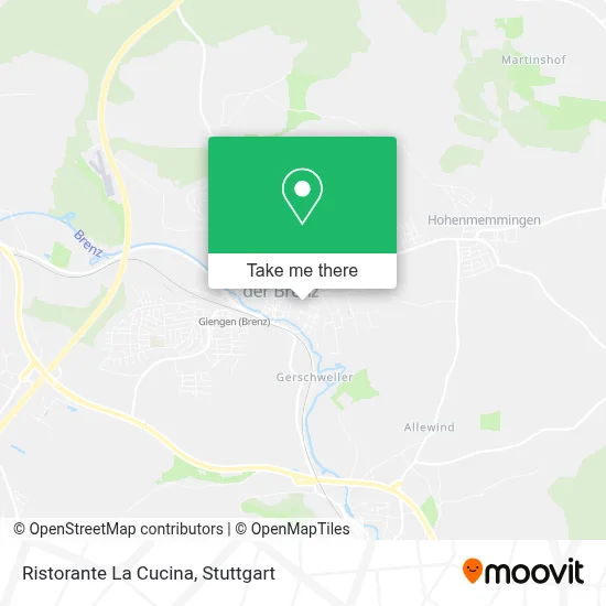 Ristorante La Cucina map