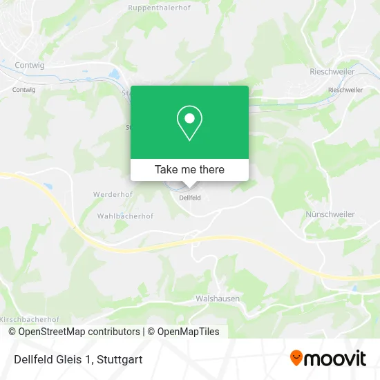 Dellfeld Gleis 1 map