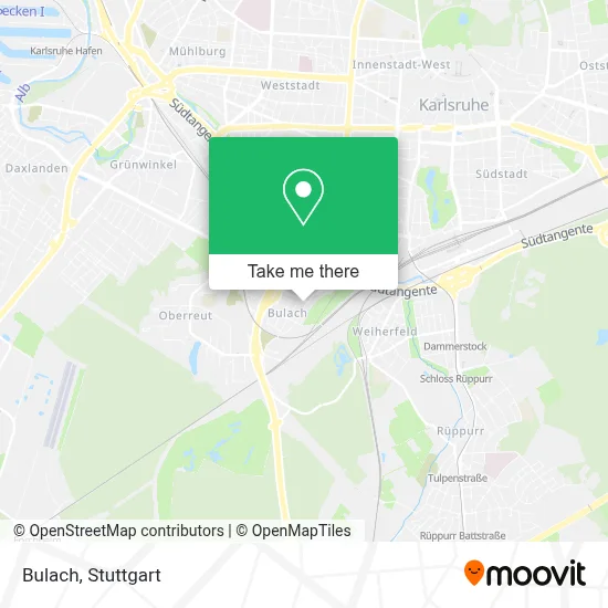 Bulach map