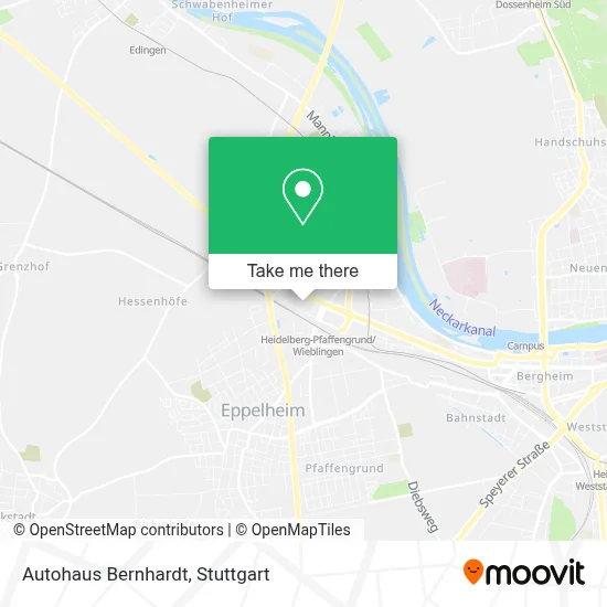 Autohaus Bernhardt map