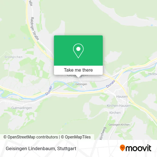 Geisingen Lindenbaum map
