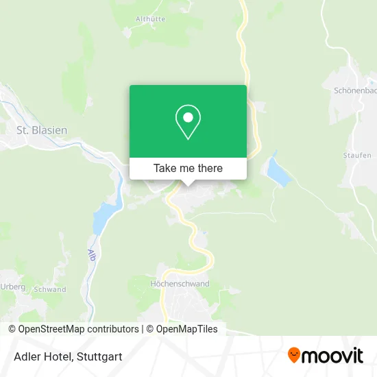 Hotel Adler map