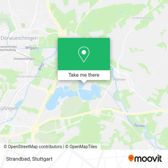 Strandbad map