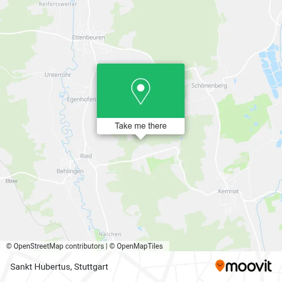 Sankt Hubertus map