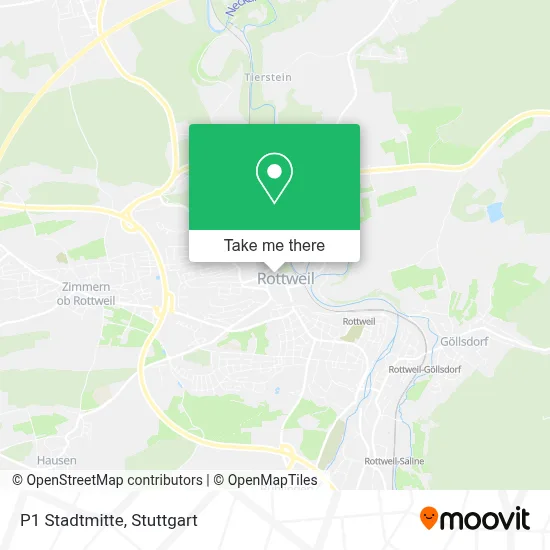 P1 Stadtmitte map
