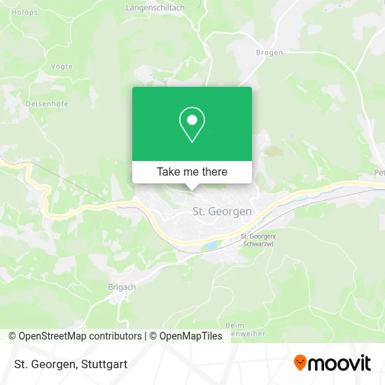 St. Georgen map