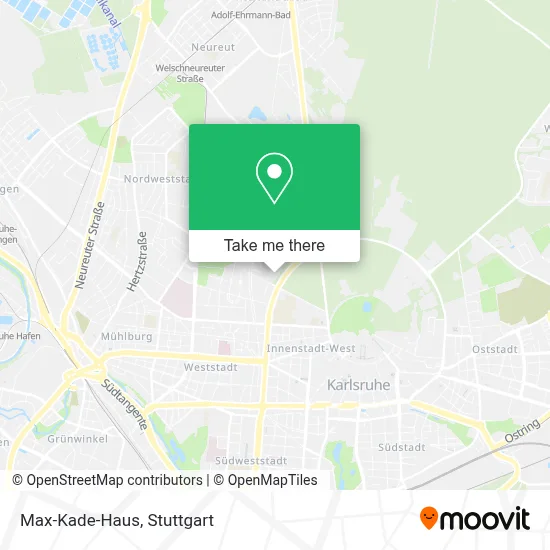 Max-Kade-Haus map