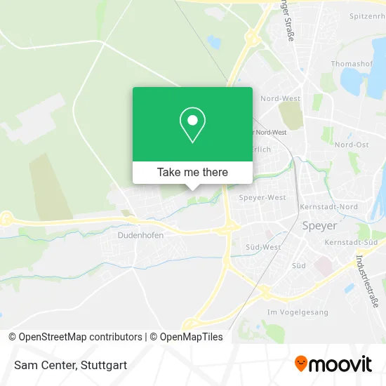 Sam Center map