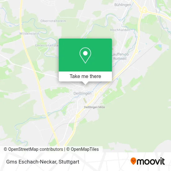 Gms Eschach-Neckar map