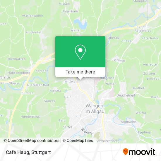 Cafe Haug map