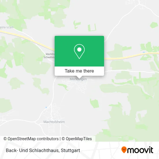 Back- Und Schlachthaus map