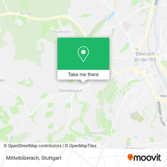 Mittelbiberach map
