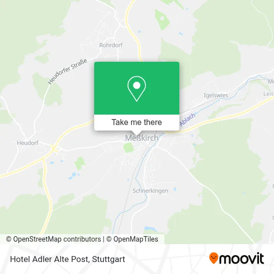 Hotel Adler Alte Post map