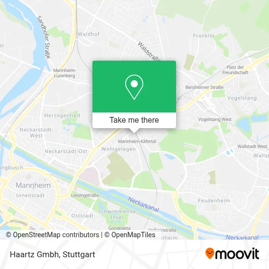 Haartz Gmbh map