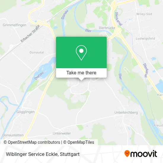 Wiblinger Service Eckle map
