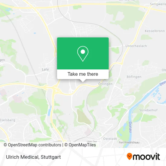 Ulrich Medical map