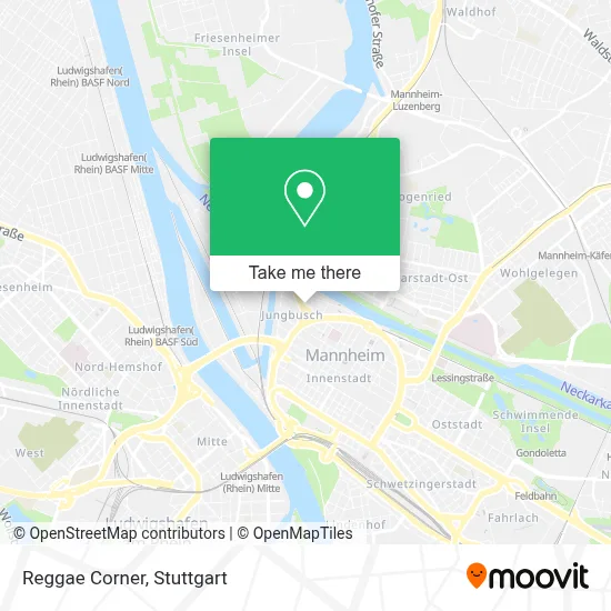 Reggae Corner map