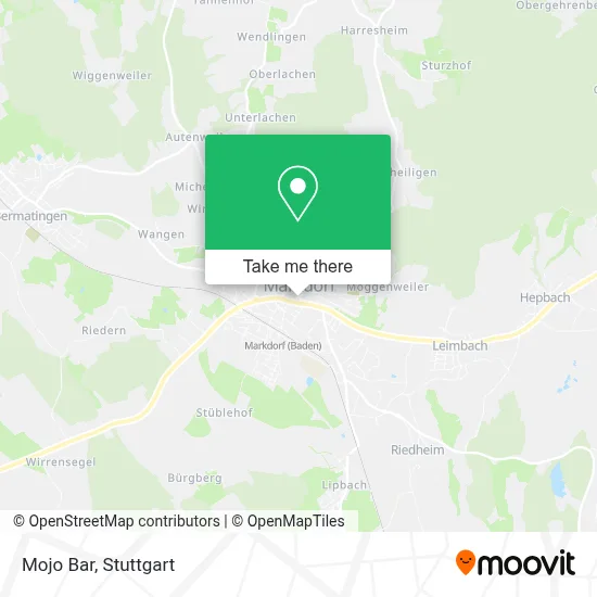 Mojo Bar map