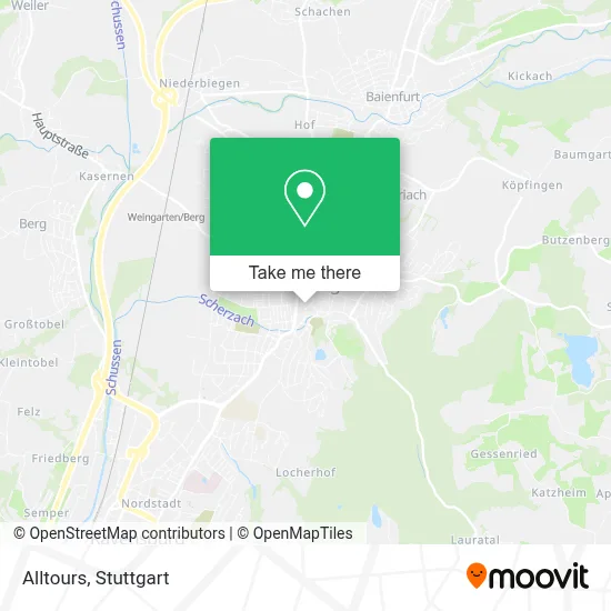 Alltours map