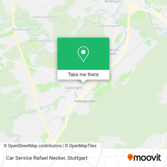 Car Service Rafael Necker map