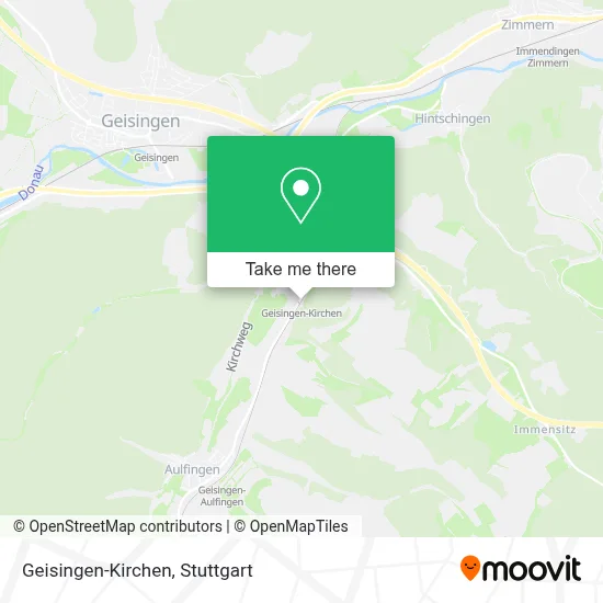 Geisingen-Kirchen map