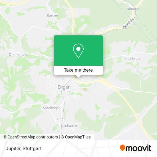 Jupiter map