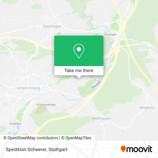 Spedition Scheerer map