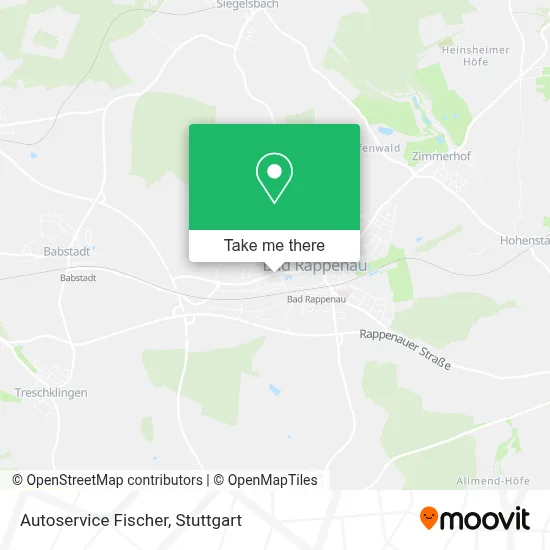 Autoservice Fischer map
