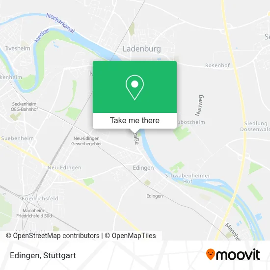 Edingen map