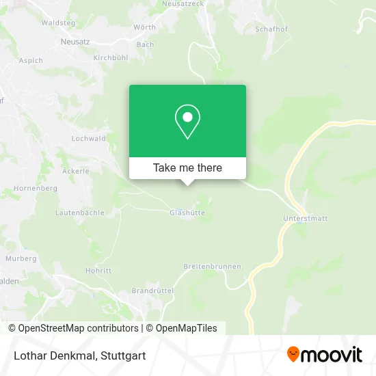 Lothar Denkmal map