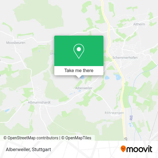 Alberweiler map