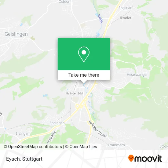 Eyach map