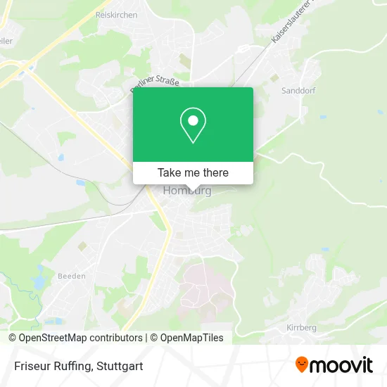 Friseur Ruffing map