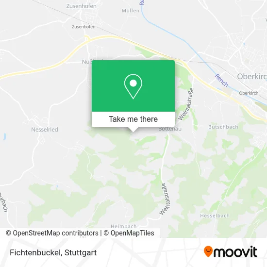 Fichtenbuckel map