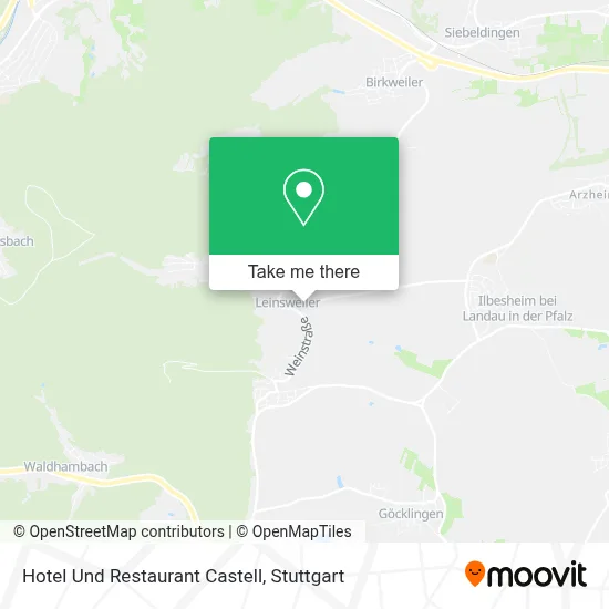 Hotel Und Restaurant Castell map