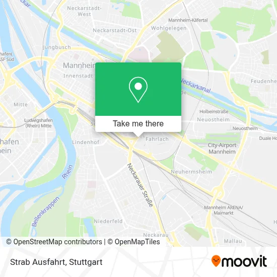 Strab Ausfahrt map