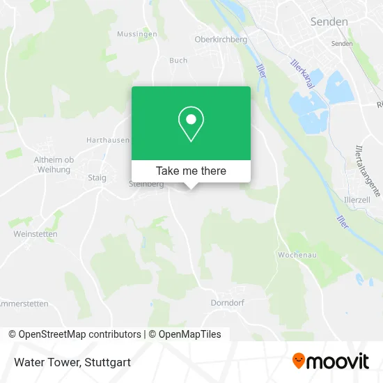 Wasserturm map
