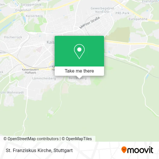 St. Franziskus Kirche map