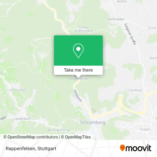 Rappenfelsen map