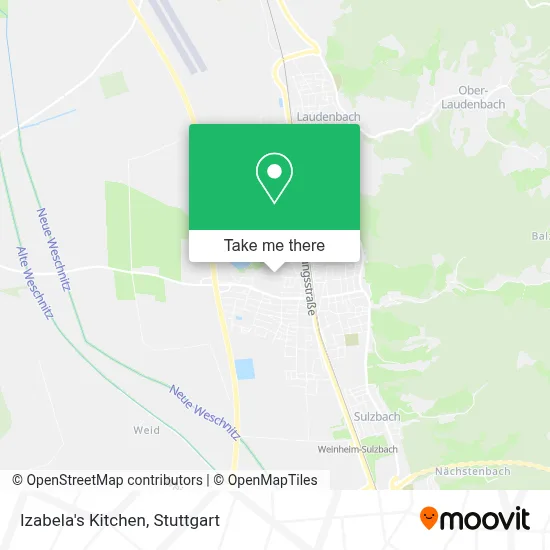 Izabela's Kitchen map