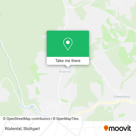 Rüdental map