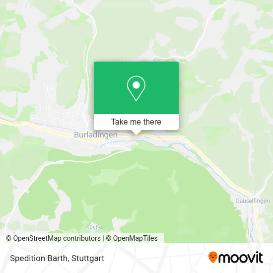 Spedition Barth map